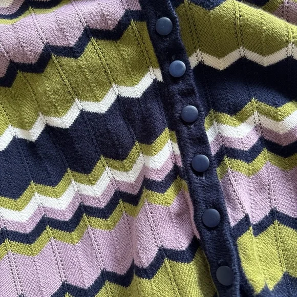 SEZANE Bobbie Cropped Cardigan 100% Cotton Size Small - Picture 13 of 13